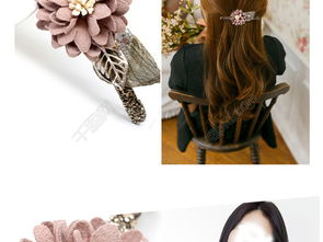 唯美发饰品淘宝详情页设计与模板免费下载