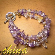 紫水晶手链批发 原创手工饰品，打造甜美淑女新风尚